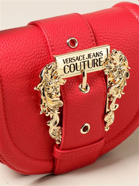 versace jeans red shoulder bag|versace jeans bags outlet.